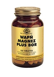 SOLGAR Wapń Magnez + Bor 100 tabletek