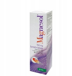 Magnesol 150 tabl.mus. 0,15gMg2+ 20tabl.