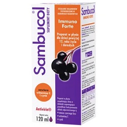 Sambucol Immuno Forte syrop 120ml (butelka). *