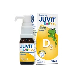 Juvit Baby D3 ( z pompką) krople doustne 10ml