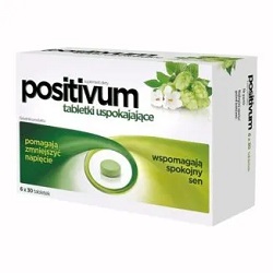 Positivum Tabletki uspokajające tabl. 180 tabletek *