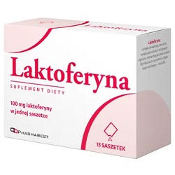 Laktoferyna prosz.dosp.zaw.doust. 0,1g 15sasz . *