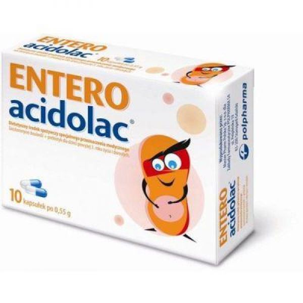 Entero Acidolac kaps. 0,55 g 10 kaps.