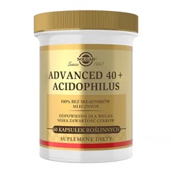 SOLGAR Advanced 40+ Acidophilus 60 kapsułek *