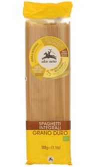 Makaron semolinowy razowy spaghetti BIO 500g ALCE NERO