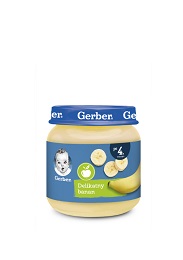 GERBER Owoce delikatny banan 125g