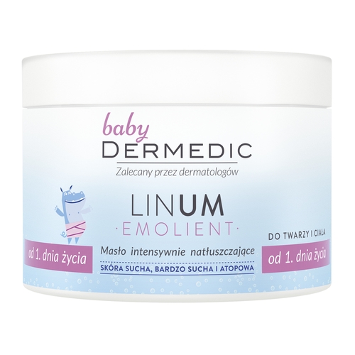 DERMEDIC LINUM EMOLIENT BABY  masło intensywnie natłuszczające 225 ml + baby masełko 50 ml GRATIS!!!
