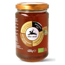 Miód kasztanowy BIO 400g ALCE NERO