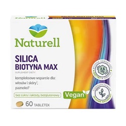 NATURELL Silica Biotyna Max tabl. 60tabl. *