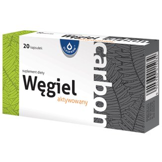 Węgiel aktywowany carbon 20 kaps.