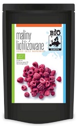 MALINY LIOFILIZOWANE BIO 30 g - BIO EUROPA
