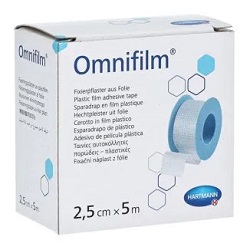 Plast.OMNIFILM 2,5cmx5m n/kółku porow.fol. *