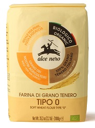 Mąka pszenna  TYP 0 na pizzę BIO 1 kg - ALCE NERO*