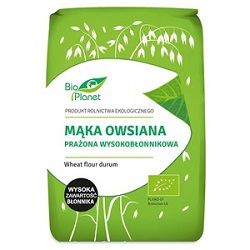 MĄKA OWSIANA WYSOKOBŁONNIKOWA BIO 0,8 kg