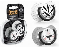 LOVI Smoczek 0-3m Salt&Pepper 22/877