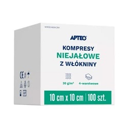 Kompresy niejałowe 10cmx10cm APTEO CARE