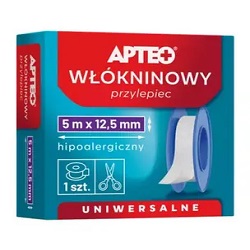 Jedwabny przylepiec 5m x 12,5mm APTEO plas