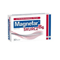 Magnefar B6 Skurcz tabl.powl. 30 tabl. *