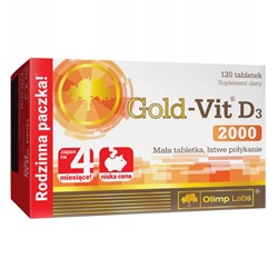 Olimp Gold-Vit D3 2000 120 tabl. *