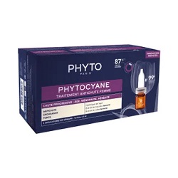 PHYTO PHYTOCYANE Kuracja Przeciw Wypadaniu Włosów Dla Kobiet Postępujące Wypadanie
