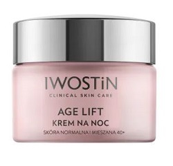 IWOSTIN AGE LIFT Krem na noc skóra normalna i mieszana 40+, 50ml+próbki Gratis!!!