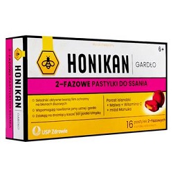 Honikan Gardło 2-fazowe pastylki do ssania