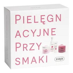 ZIAJA MARSHMALLOW Zestaw Peeling+Pianka myj.+Krem d/rąk.+Galaretka d/kap. * zestaw