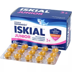 Iskial Junior kaps.do żucia 60 kaps.