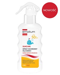 EMOLIUM Suncare Spray dla dzieci ochrona 175 ml+piłka plażowa Gratis!!!