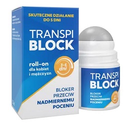 Transpiblock Roll-on bloker przeciw nadmiernemu poceniu 50 ml