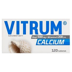 Vitrum Calcium tabl. 120 tabl. *-data waznosci 31.08.2025