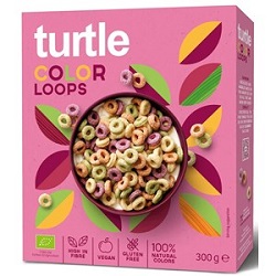 Kółka zbożowe kolorowe bezglutenowe Turtle 300g*