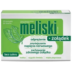 Meliski + Żołądek pastyl.dossania 20 szt.*