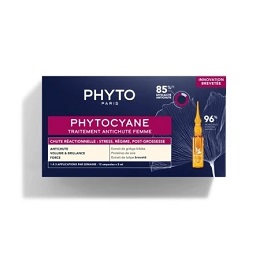 PHYTO PHYTOCYANE Kuracja Przeciw Wypadaniu Włosów dla Kobiet okresowe wypadanie włosów*