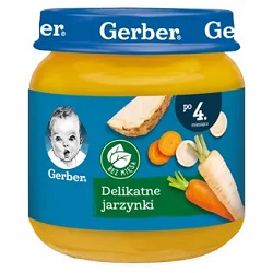 GERBER Obiadek delikatne jarzynki 125g *