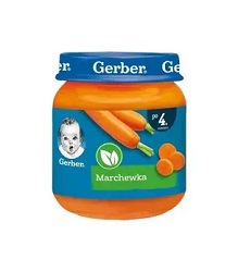 Gerber Obiadek marchewka po 4 miesiącu 80g *