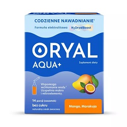 Oryal Aqua+ mango, marakuja saszet. 14sasz *