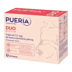 Pueria Duo Active 90 kaps. *-data ważności 30.10.2025