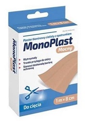 Plaster tkaninowy cielisty 1m x 8cm MonoPlast 1 szt. *
