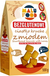 Ciastka kruche z miodem bezglutenowe 100 g*