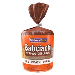 Babcianki serowo-cebulowe bez doatku cukru 110 g NatuaVena*
