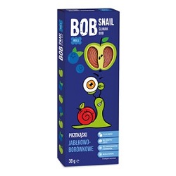 Przekąska rollon jabłko-borówka 60g Bob Snail*