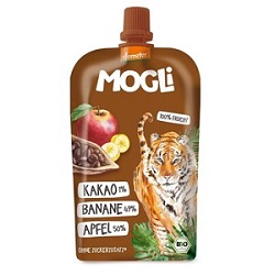 Mus jabłko-banan-kakao bez dodatku cukrów 100g  MOGLI*