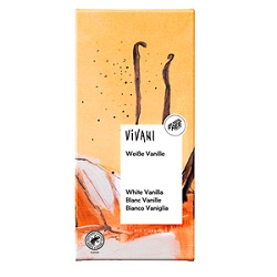 Czekolada biała z wanilią Bio 80g VIVANI*