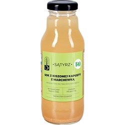 Sok z kapusty kiszonej z marchewką Bio 300 ml- SĄTYRZ