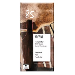 Czekolada gorzka 85% Bio 80g Vivani*