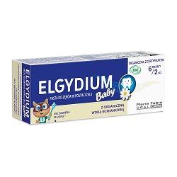 Elgydium Baby pasta do zębów w postaci żelu dla dzieci od 6 miesiąca, bez fluoru, 30 ml *