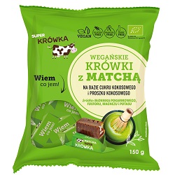 Krówki z matchą bezmleczne bezglutenowe BIO 150 g - ME GUSTO