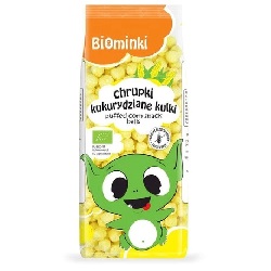 Chrupki kukurydziane bezglutenowe kulki- BIOMINKI *