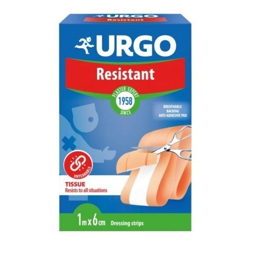 Urgo Resistant Opatrunek 1 m x 6 cm opatr. *
